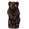 This wooden carving its shaped like a bear, its surface covered in teeth marks and its eyes glowing faintly. It feels oddly heavy, as if it still remembers the battle it came from. Using it grants your explore team a battle buff for 80 steps, increasing damage and resistance against any kind of bear. item picture