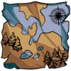 Help! Im lost in the wilderness and cant find my way! <br><br>This map will show you the location of all unexplored tiles on the explore grid. As well as the location of enemies you need to defeat before you can level up. game item